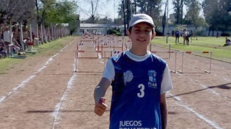 Facundo Alvez ganó en los 3 kilómetros de marcha..