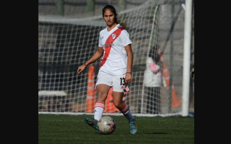 DEFENSORA. Delfina Zaputovich está en las Formativas de River.