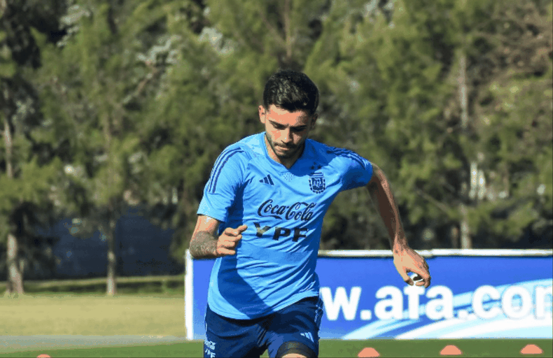 OLÍMPICO. Simón busca ganarse un lugar en la Sub 23 nacional.