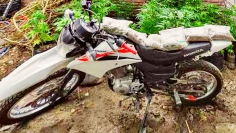 La moto había sido robada en Malvinas en febrero..