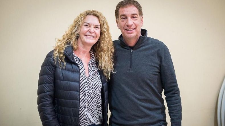 ENCUENTRO. Leguizamón se reencontró con Santilli en la campaña..