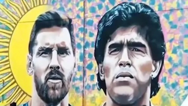 nuevo spot de la afa: messi y maradona son de otro planeta