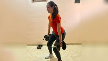 Pilar a Diario | EN CASA. Maca ya está poniéndose en forma en Manzanares..