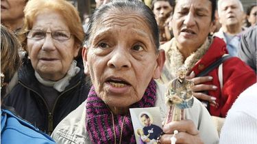 ROSTROS. Feligreses de la región se dieron cita en Del Viso. .