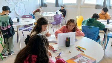 Chicos de la Fundación Cartoneros y sus Chicos participaron de las evaluaciones META, desarrolladas por la Universidad Austral.