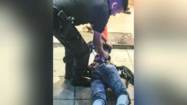 INMOVILIZADO. El delincuente fue detenido por efectivos de la Policía Vial.