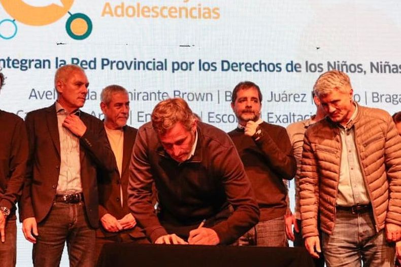 FIRMA. Federico Achával participó de la apertura del congreso.
