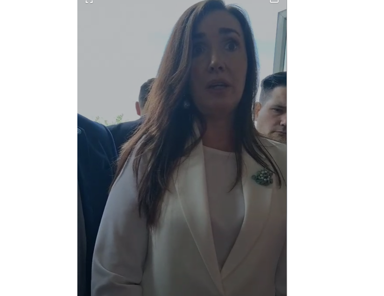 Victoria Villarruel participó ayer de una charla en el Campus Pilar de la USAL.&nbsp;