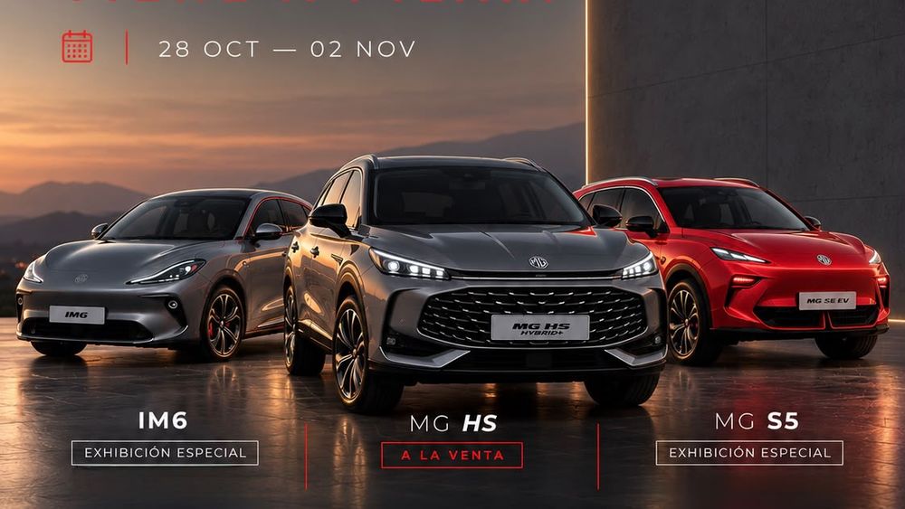 EL FUTURO EN PILAR. Durante la expo se exhibirán los tres modelos más novedosos de la marca china MG.