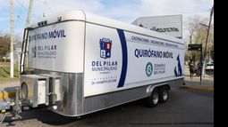 EQUIPADO. El quirófano móvil, listo para salir a las pistas..