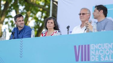 achaval, con kicillof en el encuentro nacional de salud