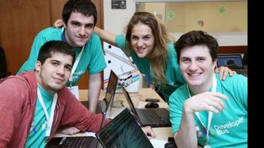 Los chicos de Ice Cream Sandwich, el equipo ganador del reality..