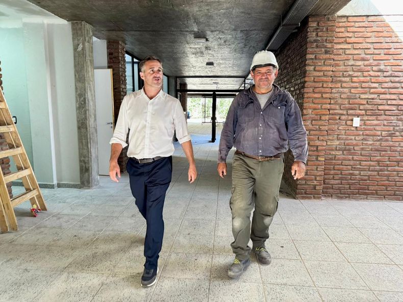 RECORRIDA Achval destac el perfil productivo que tendr la nueva escuela