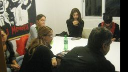 Reunión de las agrupaciones, anoche, en la Casa de Memoria de Pilar..