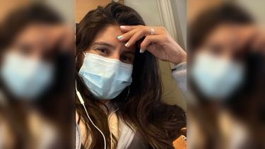 Daiana en el tren a Viena..