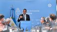 MINISTRO. Sergio Massa durante los anuncios que benefician a las pequeñas y medianas empresas.