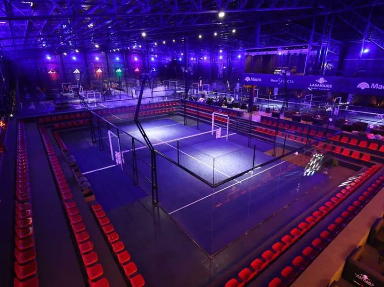 Se inauguró en Buenos Aires el complejo de pádel más grande de Sudamérica. (Olé)..jpg