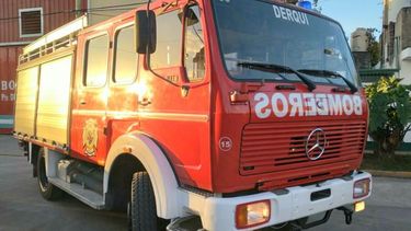 La nueva autobomba es modelo 2019 y tiene capacidad para 2.400 litros. .