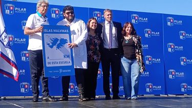 PROYECTO. Todas las escuelas de Pilar colocarán un cartel que marque la distancia que las separa de las Islas Malvinas.&nbsp;