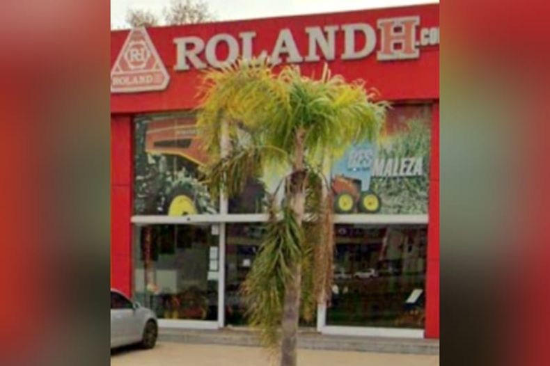 ROLAND H. El local de donde sustrajeron el tráiler.