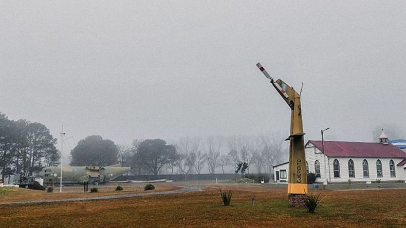 CENOTAFIO DE MALVINAS. Uno de los destinos del recorrido de este sábado. .