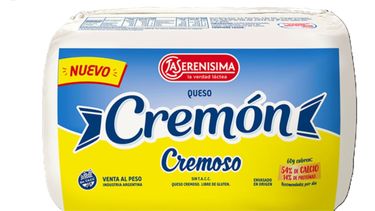 Aconsejan no consumir una partida del queso Cremón de La Serenísima. Aconsejan no consumir una partida del queso Cremón de La Serenísima.