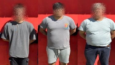 Los tres fueron detenidos en una casa del barrio Vicente López, de Pilar.