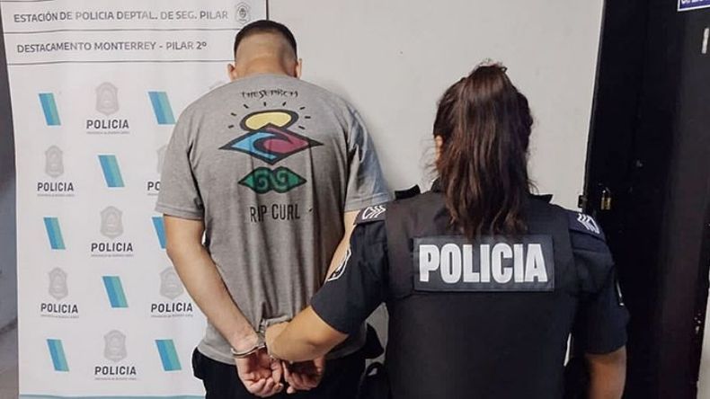DELIVERY. El detenido, de 32 años, cayó mientras vendía cocaína. .