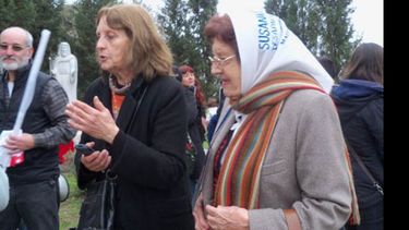 Aurora Morea participó ayer del acto en la localidad de Fátima..