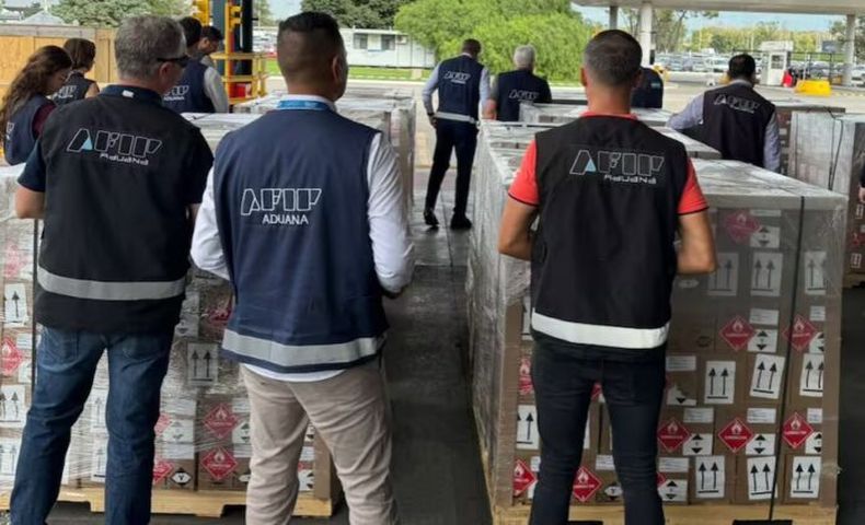 EMBARQUE. El primer cargamento es una donación que no podrá venderse. &nbsp;