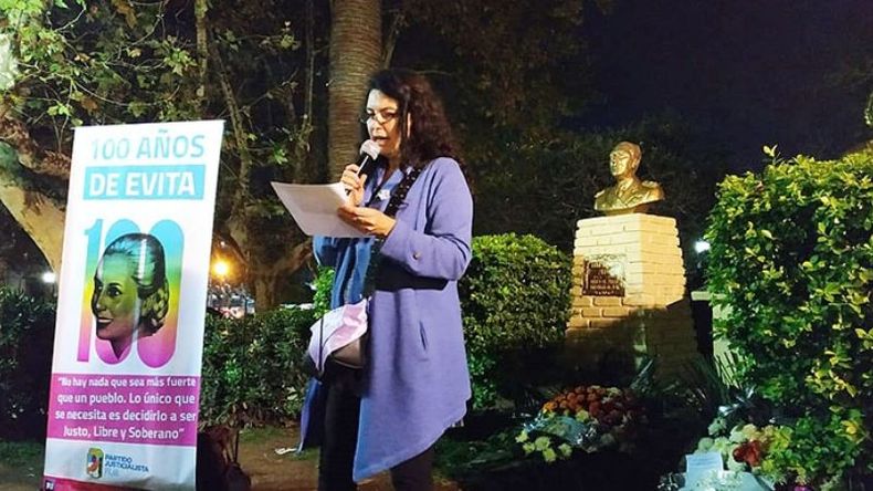 DISCURSO. “Cambiemos le quitó al pueblo su dignidad”, dijo Wanger..