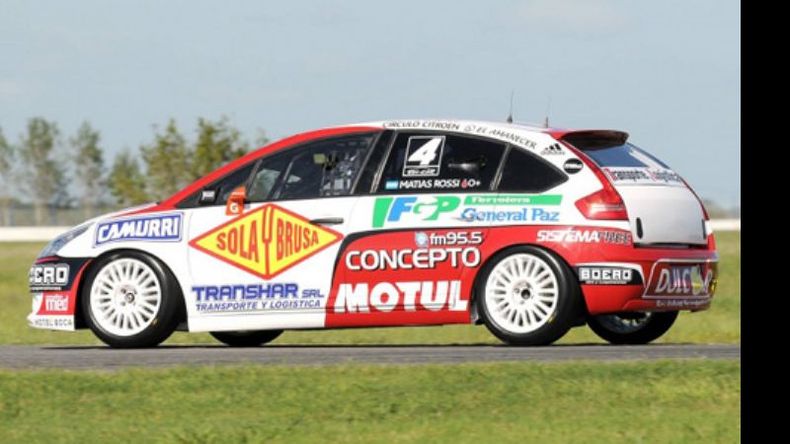 El Citroën de Rossi. Triunfo en la serie y podio en La Plata..