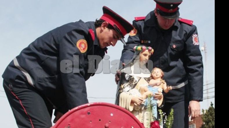 Procesión de Santa Rosa de Lima, la patrona..