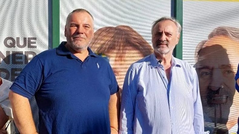 APOYO. Trindade volvió a recibir a Joaquín de la Torre en Pilar..