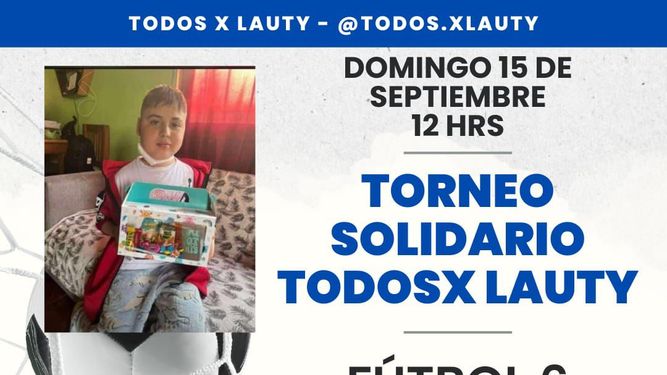Lautaro tiene 14 años y necesita de la colaboración de la comunidad.