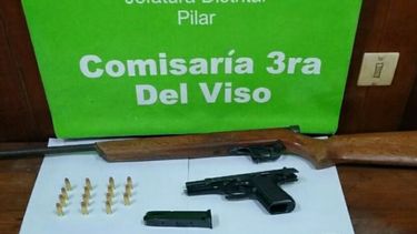 Fueron detenidos por amenazas, y encontraron armas en sus casas