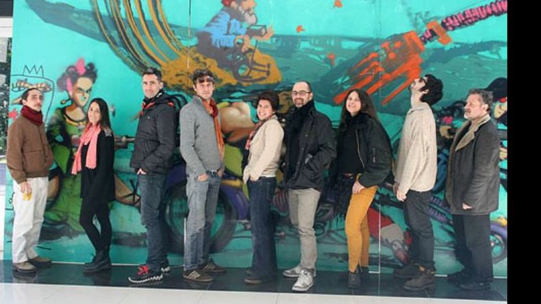Un grupo de artistas durante la presentación del evento. Será en octubre..