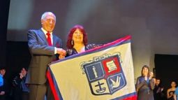 La bandera de Pilar, bien alto en el Regional de Cultura de los Juegos Bonaerenses.