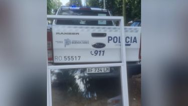 VENTANAL. El elemento que el ladrón había alcanzado a llevarse de la vivienda.