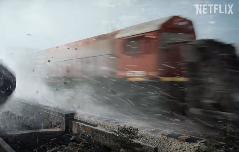 El Belgrano Norte, en el trailer de El eternauta.