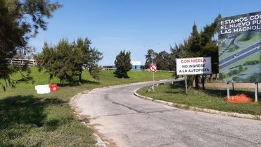 El Municipio libera uno de los accesos bloqueados de Panamericana