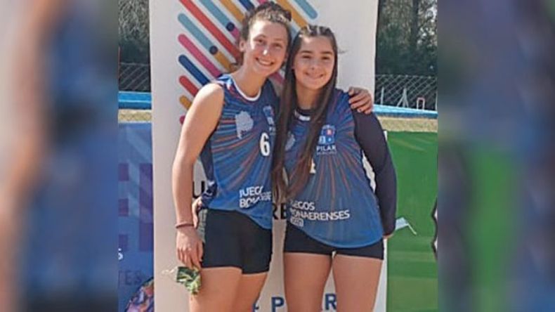 Las jugadoras de Pilar, en la categoría Estudiantes Universitarias..