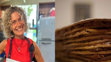 Maru Botana hizo historia con la torta Rogel más larga del mundo