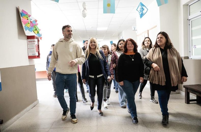 Achával recorrió las instalaciones ampliadas.