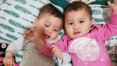 Micaela y Emilia cumplieron 1 año en junio..