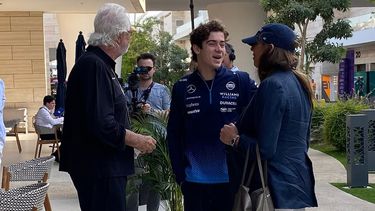 ¿REUNIÓN SECRETA? Flavio Briatore y Franco Colapinto tuvieron un encuentro en Qatar.