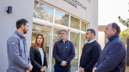 RECORRIDA. Federico Achával estuvo en la Tribarrial con Laurent y Peralta.