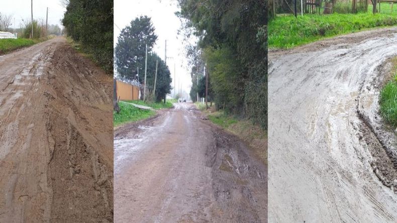 Algunos sectores de la calle Anchorena..