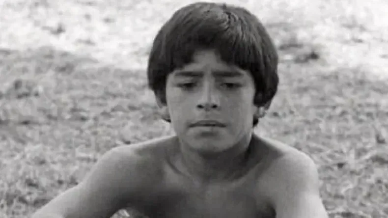 Diego, tras un partido con sus compañeros. (Perfil).