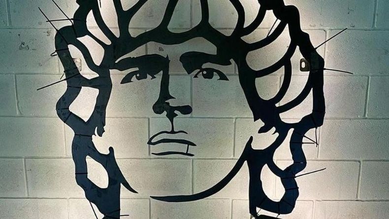DIEGO. La obra que próximamente podrán ver los napolitanos..